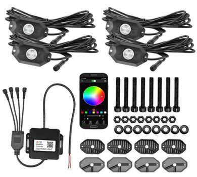 RGB CREE LED Rock Light Kits for Trucks, Jeeps and Powersports