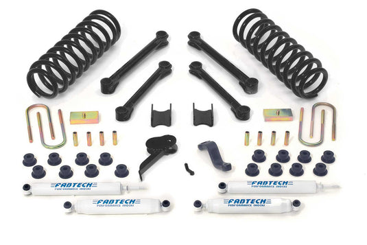 Fabtech 4.5 in. PERF SYS W/PERF SHKS 03-08 DODGE 2500/3500 4WD DIESEL ONLY